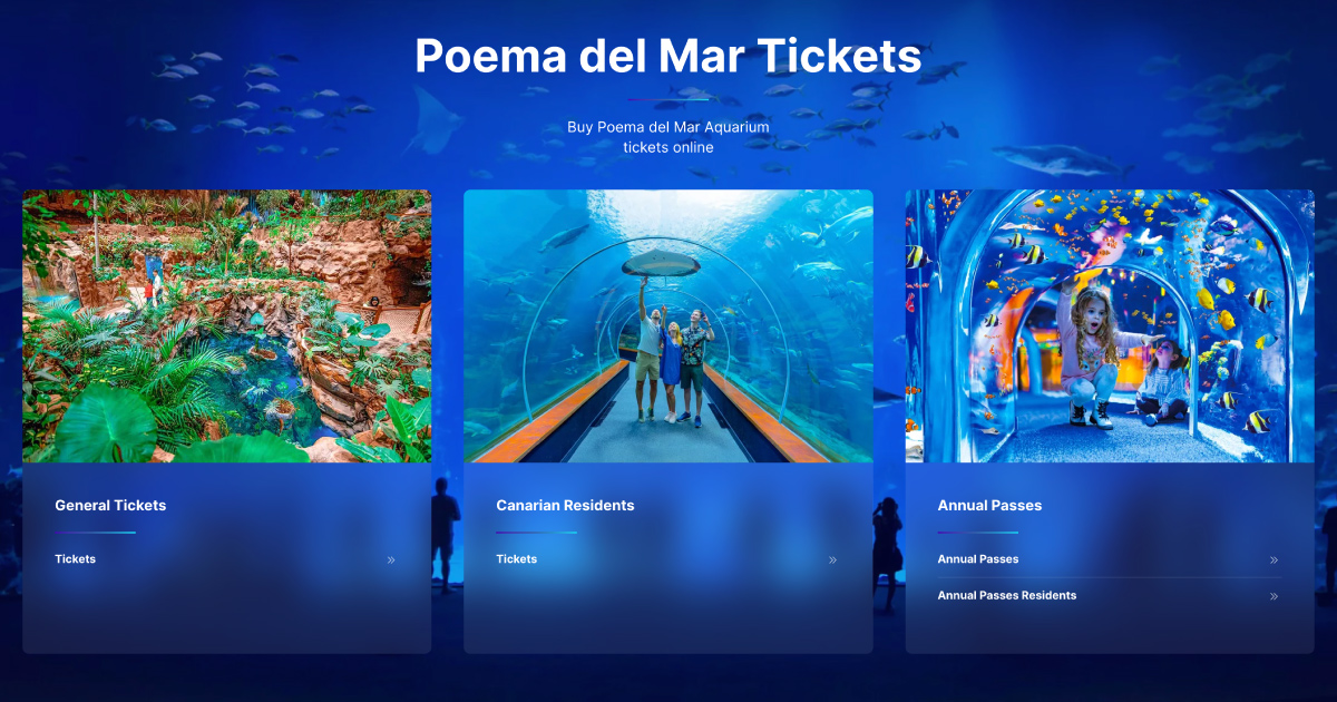 Buy Tickets - Poema del Mar